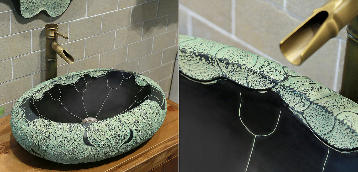 Раковина Lotus Leaf Oval Раковина Lotus Leaf Oval - Loft-Concept в Грозном