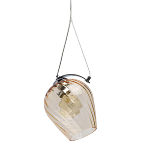 Подвесной светильник со стеклянном плафоном в форме бокала Kaleido