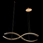 Люстра волнистой формы с фактурным хрустальным плафоном Light Delight варинант исполнения - 4 | Loft Concept в Грозном