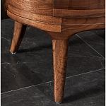 Прикроватный столик из дерева с 2-мя ящиками Moon Walnut Furniture варинант исполнения - 7 | Loft Concept в Грозном