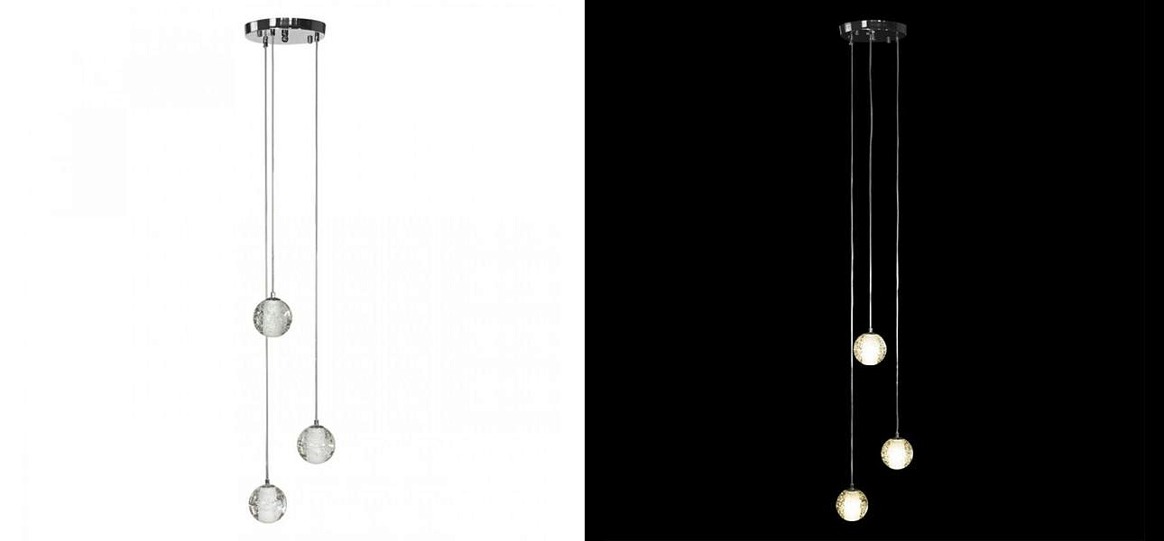 Каскадная Светодиодная Люстра Bocci 3 шара Led Crystal Glass Каскадная Светодиодная Люстра Bocci 3 шара Led Crystal Glass - Loft-Concept в Грозном