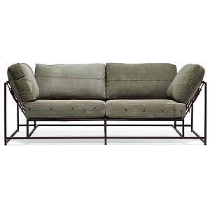 Двухместный диван Olive Military Two Seat Sofa