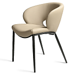 Стул обеденный кремовый из экокожи Futuristic Chair варинант исполнения - 1 | Loft Concept в Грозном