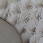 Кресло вращающееся велюровое кремовое Rotation варинант исполнения - 2 | Loft Concept в Грозном