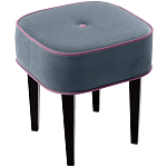 Квадратный мягкий пуф на черных ножках Winton Pouf Square варинант исполнения - 23 | Loft Concept в Грозном