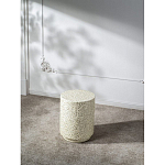 Приставной столик с рисунком из раковин устриц Bone Inlay варинант исполнения - 9 | Loft Concept в Грозном