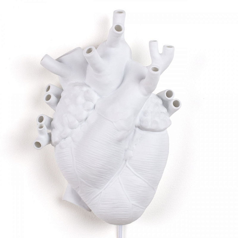 Бра Seletti Heart Lamp Белый Бра Seletti Heart Lamp Белый в Грозном | Loft Concept