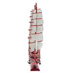 Декоративная модель деревянного красного парусника в подарочной упаковке With The low варинант исполнения - 2 | Loft Concept в Грозном