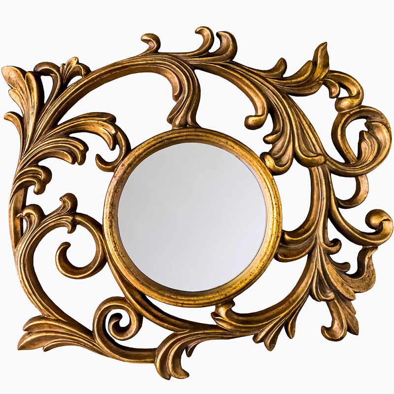 Зеркало настенное с рамой цвета античная бронза Classic Ornament Mirror Античная Бронза Зеркало Зеркало настенное с рамой цвета античная бронза Classic Ornament Mirror Античная Бронза Зеркало в Грозном | Loft Concept