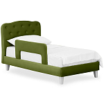 Кровать с мягким изголовьем Luna Palmer Bed варинант исполнения - 2 | Loft Concept в Грозном