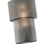 Подвесной светильник со стеклянным рифленым плафоном цилиндрической формы Eliara 13 варинант исполнения - 11 | Loft Concept в Грозном