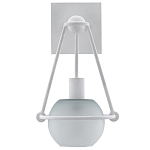 Бра белое с матовым стеклянным плафоном в форме шара White Lighthouse варинант исполнения - 3 | Loft Concept в Грозном