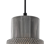 Подвесной светильник со стеклянным рифленым плафоном цилиндрической формы Eliara 13 варинант исполнения - 12 | Loft Concept в Грозном