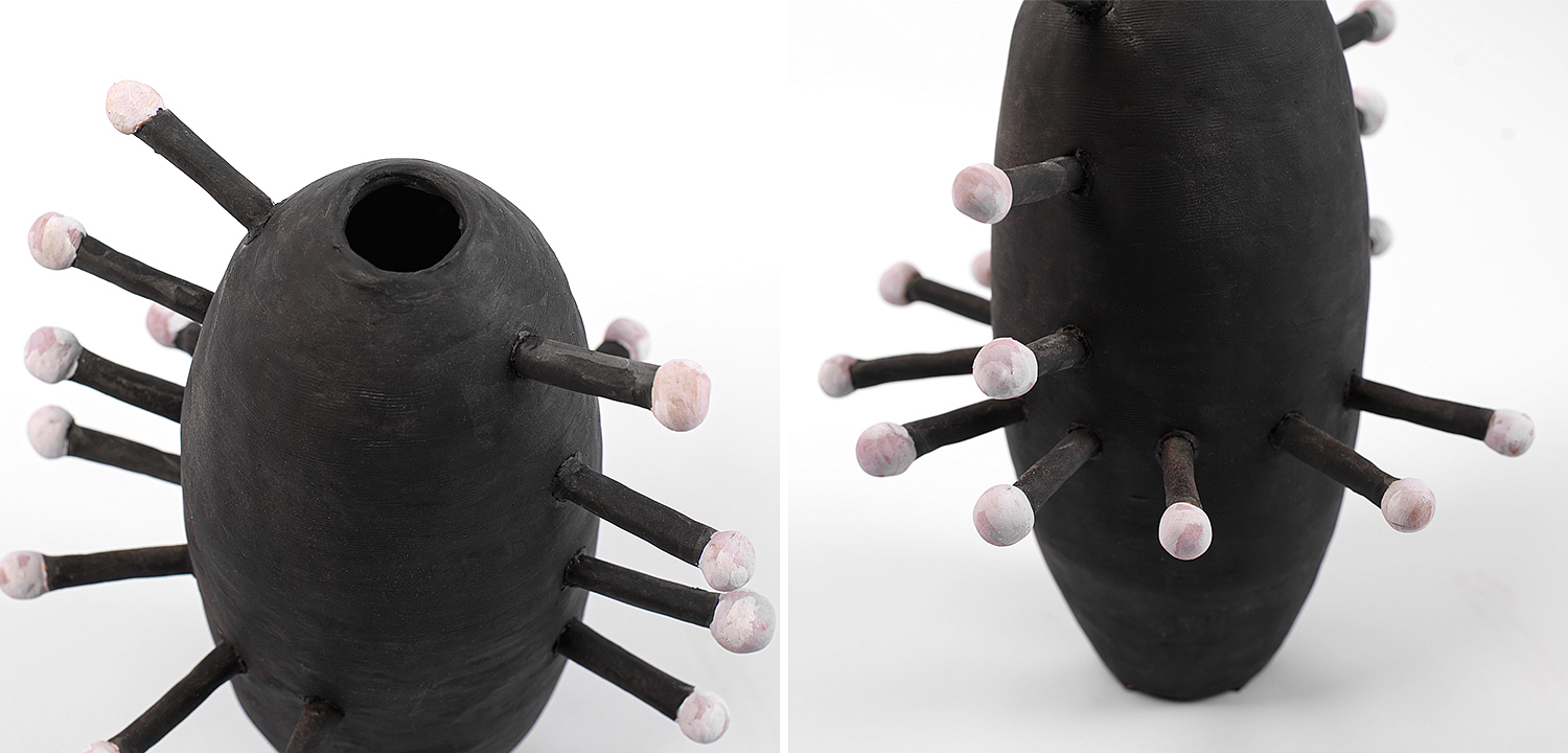 Ваза Kwanza Round Spikes Vase Ваза Kwanza Round Spikes Vase - Loft-Concept в Грозном