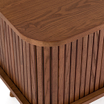 ТВ-тумба с двумя раздвижными дверцами Toinette Brown TV Stand варинант исполнения - 4 | Loft Concept в Грозном