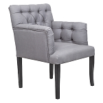 Кресло Addison Chic Armchair grey flax варинант исполнения - 1 | Loft Concept в Грозном