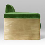 Эксклюзивный Диван в стиле Арт-деко Phoenix с элегантными латунными элементами  варинант исполнения - 2 | Loft Concept в Грозном