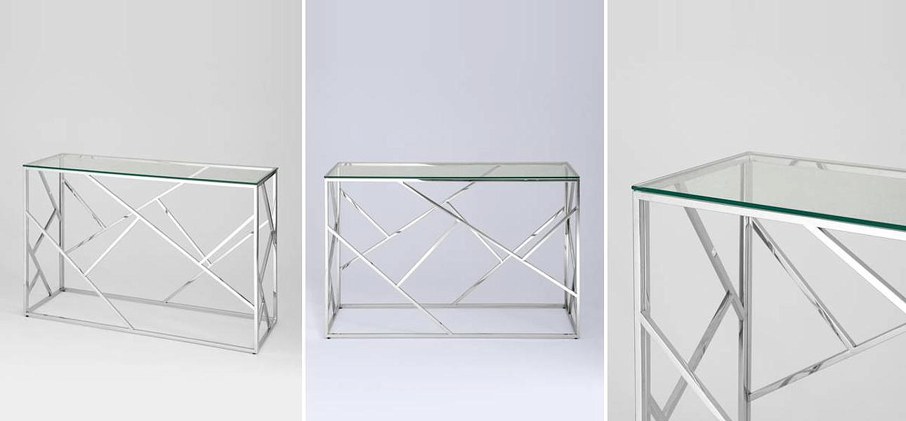 Консоль Geometry Serene Phoenix Silver Консоль Geometry Serene Phoenix Silver - Loft-Concept в Грозном