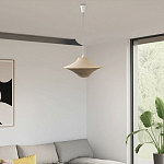 Подвесной вязаный бежевый светильник «Звезда Востока 01» варинант исполнения - 2 | Loft Concept в Грозном