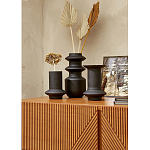 Комод с геометрическим рисунком на ящиках Anders Dark Wood варинант исполнения - 6 | Loft Concept в Грозном