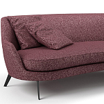 Мебельная ткань Шенилл фиолетовый цвет 138 см T4-25 варинант исполнения - 4 | Loft Concept в Грозном