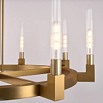 Люстра CANELLE Round Chandelier 8 Modern Brass варинант исполнения - 1 | Loft Concept в Грозном