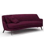 Мебельная ткань Шенилл фиолетовый цвет 138 см T4-27 варинант исполнения - 6 | Loft Concept в Грозном