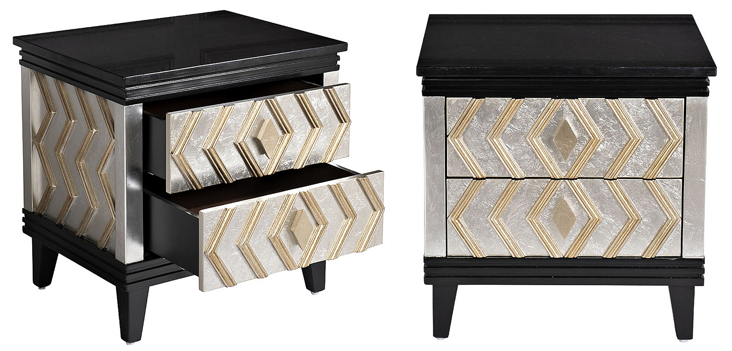 Тумба с каменной столешницей Birgit Nightstand Тумба с каменной столешницей Birgit Nightstand - Loft-Concept в Грозном