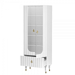 Витрина белая двухдверная с ящиком Expanses of Beauty варинант исполнения - 2 | Loft Concept в Грозном