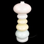Настольная лампа из стеклянных сфер в пастельных тонах Высота 48 см Pastel Lunaria варинант исполнения - 3 | Loft Concept в Грозном