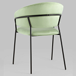 Стул в велюре фисташкового цвета Horizon варинант исполнения - 5 | Loft Concept в Грозном