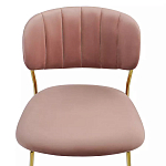 Стул Singer Chair без подлокотников Розовый Велюр варинант исполнения - 5 | Loft Concept в Грозном