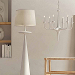 Торшер белый с фигурным каркасом Bleached Element варинант исполнения - 3 | Loft Concept в Грозном