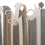 Настенный декор с бахромой белого и бежевого цвета Abstraction I варинант исполнения - 1 | Loft Concept в Грозном