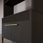 Стеллаж Primo с ящиками Темный орех варинант исполнения - 4 | Loft Concept в Грозном