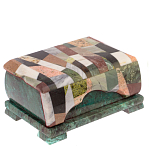 Шкатулка с мозаикой из натуральных камней Stone Casket варинант исполнения - 1 | Loft Concept в Грозном