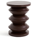 Фигурный приставной столик бордового цвета  AMORPHOUS варинант исполнения - 1 | Loft Concept в Грозном