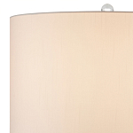 Настольная лампа стеклянная с тканевым абажуром Edges варинант исполнения - 2 | Loft Concept в Грозном