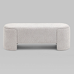 Банкетка Taks букле светло-серый варинант исполнения - 4 | Loft Concept в Грозном