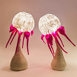 Торшер фуксия «Цветы из снов»  варинант исполнения - 3 | Loft Concept в Грозном