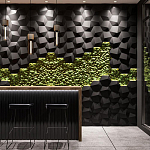 Гипсовая 3D панель с принтографией PM-30 варинант исполнения - 1 | Loft Concept в Грозном