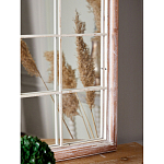 Зеркало-окно настенное в венецианском стиле с деревянной рамой бежевого цвета Venetian Smooth варинант исполнения - 6 | Loft Concept в Грозном