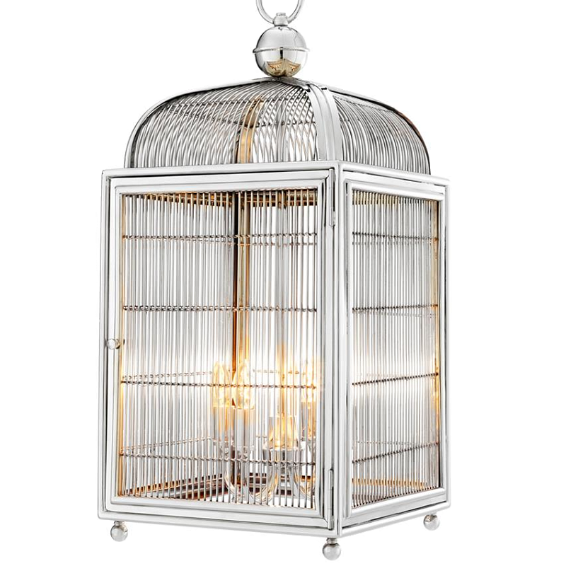 Люстра Lantern Falcon Nickel Никель в Грозном | Loft Concept 