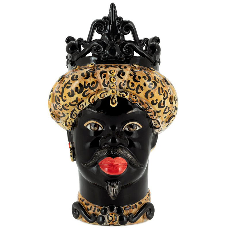 Ваза Abhika VASE MORO MAN MEDIUM Коричневый Ваза Abhika VASE MORO MAN MEDIUM Коричневый в Грозном | Loft Concept