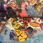 Мебельная ткань Велюр Simpsons in Paradise Т4-88 варинант исполнения - 1 | Loft Concept в Грозном