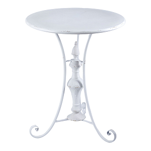Столик белый кованный в прованском стиле Vaucluse