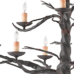 Люстра черная в виде ствола дерева Branched Tree варинант исполнения - 1 | Loft Concept в Грозном