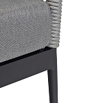 Кресло уличное темно-серое Street Bliss варинант исполнения - 5 | Loft Concept в Грозном