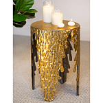 Столик дизайнерский Copper streaks варинант исполнения - 6 | Loft Concept в Грозном