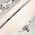 Потолочный светильник со стеклянным плафоном на изогнутых кронштейнах Quoizel  варинант исполнения - 9 | Loft Concept в Грозном